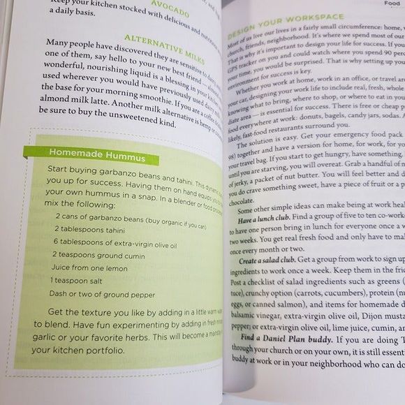 The Daniel Plan 40 Days to a Healthier Life HBDJ Book Rick Warren - Picture 8 of 9
